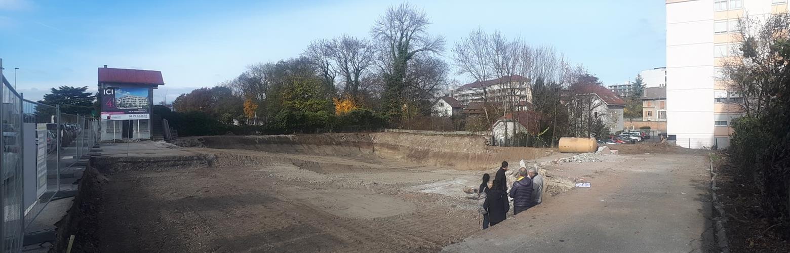Début travaux Résidence 4&sens