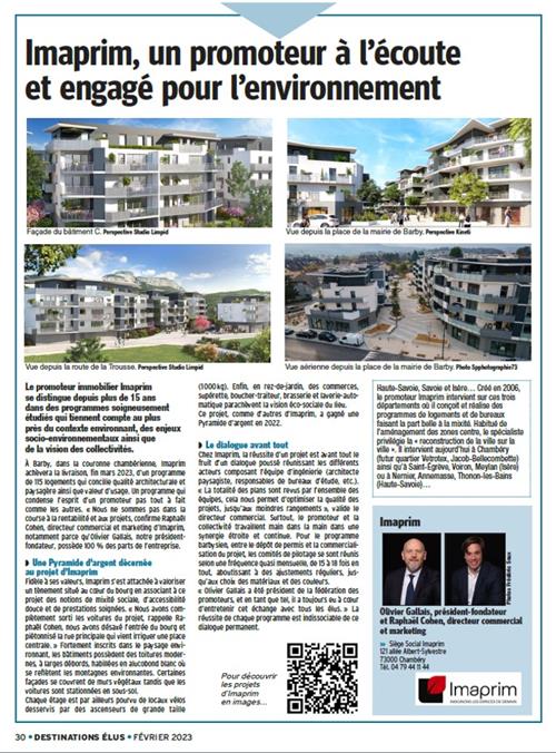 Magazine destination elus