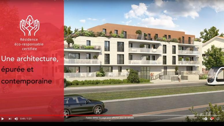 Vidéo présentation résidence Akasha à Saint Egrève